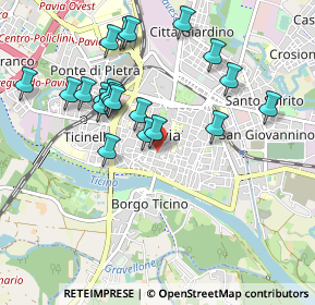 Mappa Piazza Cavagneria, 27100 Pavia PV, Italia (0.956)