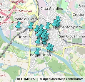 Mappa Piazza Cavagneria, 27100 Pavia PV, Italia (0.513)