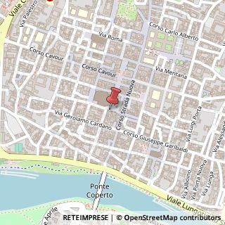 Mappa Piazza Cavagneria, 10, 27100 Pavia, Pavia (Lombardia)