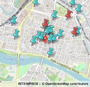 Mappa Piazza Cavagneria, 27100 Pavia PV, Italia (0.4555)
