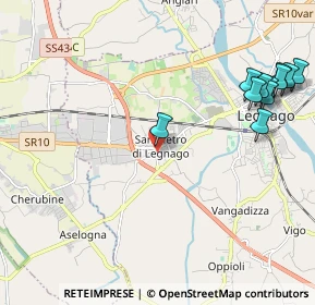 Mappa Via Bianchi Antonio, 37045 Legnago VR, Italia (2.63727)
