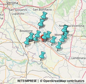 Mappa Via Bianchi Antonio, 37045 Legnago VR, Italia (10.722)