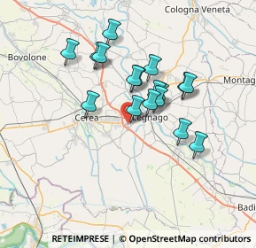 Mappa Via Bianchi Antonio, 37045 Legnago VR, Italia (5.68706)