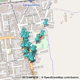 Mappa Via Giuseppe Sinopoli, 37058 Sanguinetto VR, Italia (0.225)