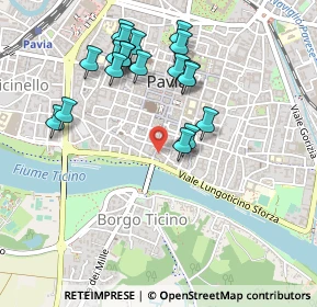 Mappa Via Severino Capsoni, 27100 Pavia PV, Italia (0.4915)
