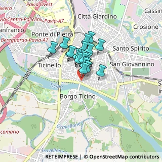 Mappa Piazzale Ponte Ticino, 27100 Pavia PV, Italia (0.521)