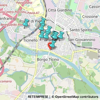 Mappa Piazzale Ponte Ticino, 27100 Pavia PV, Italia (0.59417)