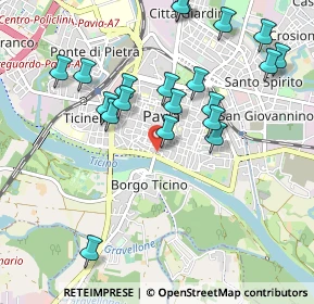 Mappa Via Severino Capsoni, 27100 Pavia PV, Italia (1.041)