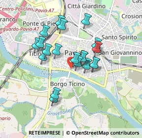 Mappa Via Severino Capsoni, 27100 Pavia PV, Italia (0.728)