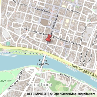 Mappa Corso Strada Nuova, 24, 27100 Pavia, Pavia (Lombardia)
