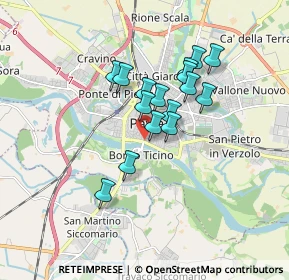 Mappa Via Severino Capsoni, 27100 Pavia PV, Italia (1.3)