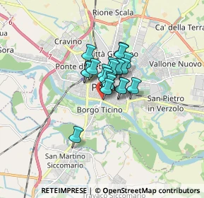 Mappa Via Severino Capsoni, 27100 Pavia PV, Italia (0.8605)