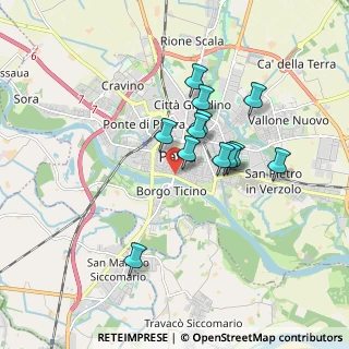 Mappa Piazzale Ponte Ticino, 27100 Pavia PV, Italia (1.42167)