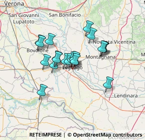 Mappa Via Aldo Moro, 37045 Legnago VR, Italia (10.0665)