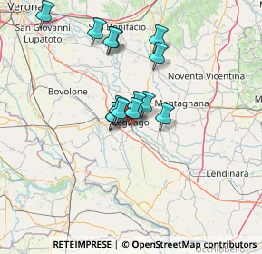 Mappa Via Aldo Moro, 37045 Legnago VR, Italia (10.755)