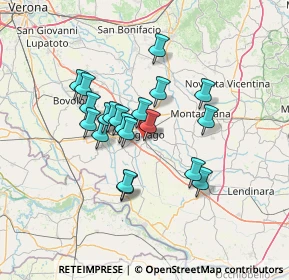 Mappa Via Aldo Moro, 37045 Legnago VR, Italia (10.82)