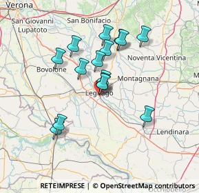 Mappa Via Aldo Moro, 37045 Legnago VR, Italia (12.08467)