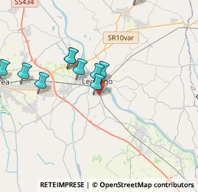 Mappa Via Aldo Moro, 37045 Legnago VR, Italia (4.13545)