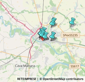 Mappa Via Maestri Comacini, 27100 Pavia PV, Italia (1.70273)