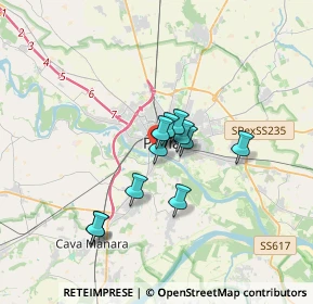 Mappa Via Maestri Comacini, 27100 Pavia PV, Italia (2.36818)