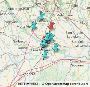 Mappa Lungoticino Visconti, 27100 Pavia PV, Italia (6.76182)