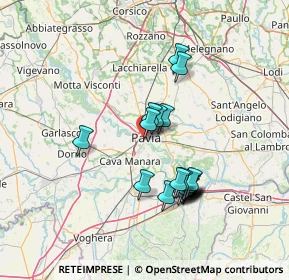 Mappa Via Maestri Comacini, 27100 Pavia PV, Italia (12.601)