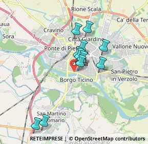 Mappa Via Maestri Comacini, 27100 Pavia PV, Italia (1.40167)