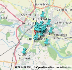 Mappa Lungoticino Visconti, 27100 Pavia PV, Italia (0.91556)