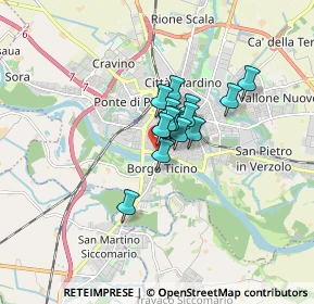 Mappa Lungoticino Visconti, 27100 Pavia PV, Italia (0.92571)