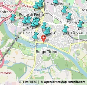 Mappa Via Maestri Comacini, 27100 Pavia PV, Italia (1.04)