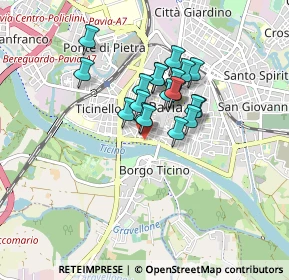 Mappa Via Maestri Comacini, 27100 Pavia PV, Italia (0.6015)