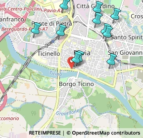 Mappa Via Maestri Comacini, 27100 Pavia PV, Italia (1.08)