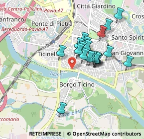 Mappa Via Maestri Comacini, 27100 Pavia PV, Italia (0.7335)