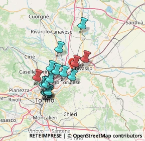 Mappa Via Gino Melano, 10032 Brandizzo TO, Italia (12.68)