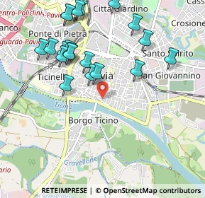 Mappa Via della Rocchetta, 27100 Pavia PV, Italia (1.1)