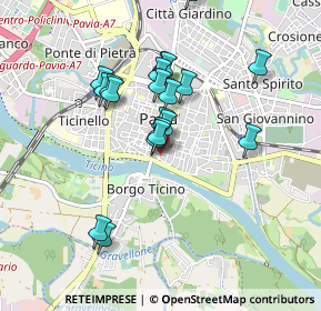 Mappa Via della Rocchetta, 27100 Pavia PV, Italia (0.7745)