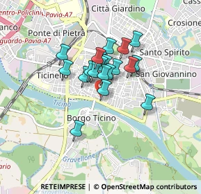 Mappa Via della Rocchetta, 27100 Pavia PV, Italia (0.5755)