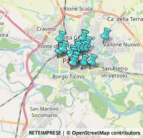 Mappa Via della Rocchetta, 27100 Pavia PV, Italia (0.844)