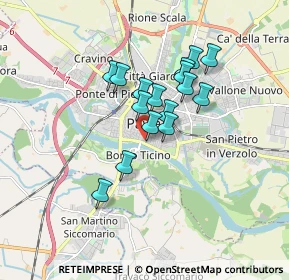 Mappa Via della Rocchetta, 27100 Pavia PV, Italia (1.2775)