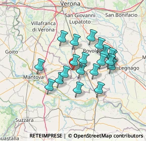 Mappa Via Don Giovanni Benedini, 37060 Sorgà VR, Italia (11.1805)