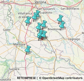Mappa Via Don Giovanni Benedini, 37060 Sorgà VR, Italia (10.65636)