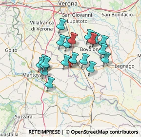 Mappa Via Don Giovanni Benedini, 37060 Sorgà VR, Italia (11.0695)