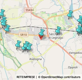 Mappa Via Giuseppe Toniolo, 37045 Legnago VR, Italia (3.1675)