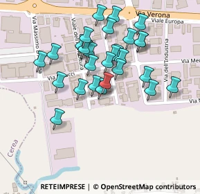 Mappa Via Giuseppe Toniolo, 37045 Legnago VR, Italia (0.20345)