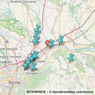 Mappa Via della Resistenza, 10032 Brandizzo TO, Italia (7.58429)