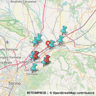 Mappa Via della Resistenza, 10032 Brandizzo TO, Italia (5.98583)