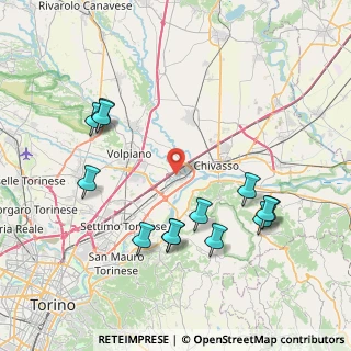 Mappa Via della Resistenza, 10032 Brandizzo TO, Italia (8.67462)