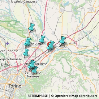 Mappa Via della Resistenza, 10032 Brandizzo TO, Italia (6.81769)