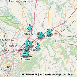 Mappa Via della Resistenza, 10032 Brandizzo TO, Italia (6.22308)