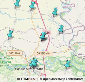 Mappa Via Piave, 15030 Villanova Monferrato AL, Italia (4.70364)